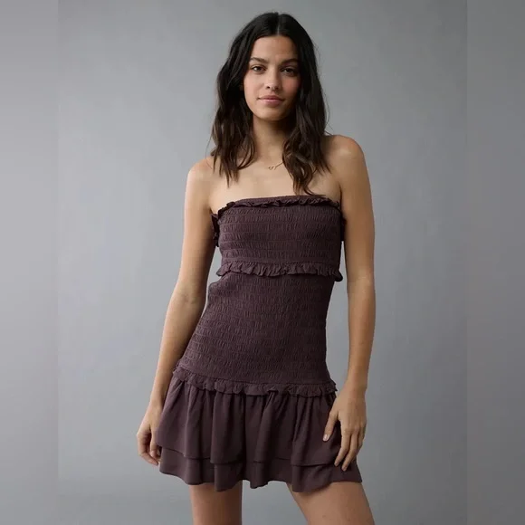 American Eagle Outfitters | Dresses | American Eagle Smocked Mini Dress |  Poshmark